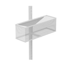 Canasto malla riel ensamble Alto blanco