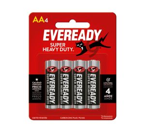 Pila alcalina AA Carbón 4 un.