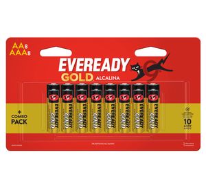 Pack pilas alcalinas AA 8 und. + AAA 8 und.