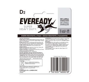 Pila carbón D 2 und.