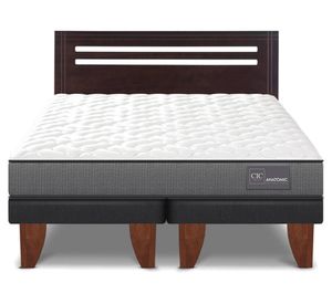 Cama europea 2 plazas Anatomic base dividida + respaldo Múnich