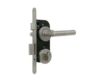 Cerradura embutir baño inox