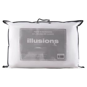 Pack almohada Pluma ganso 50x70 cm