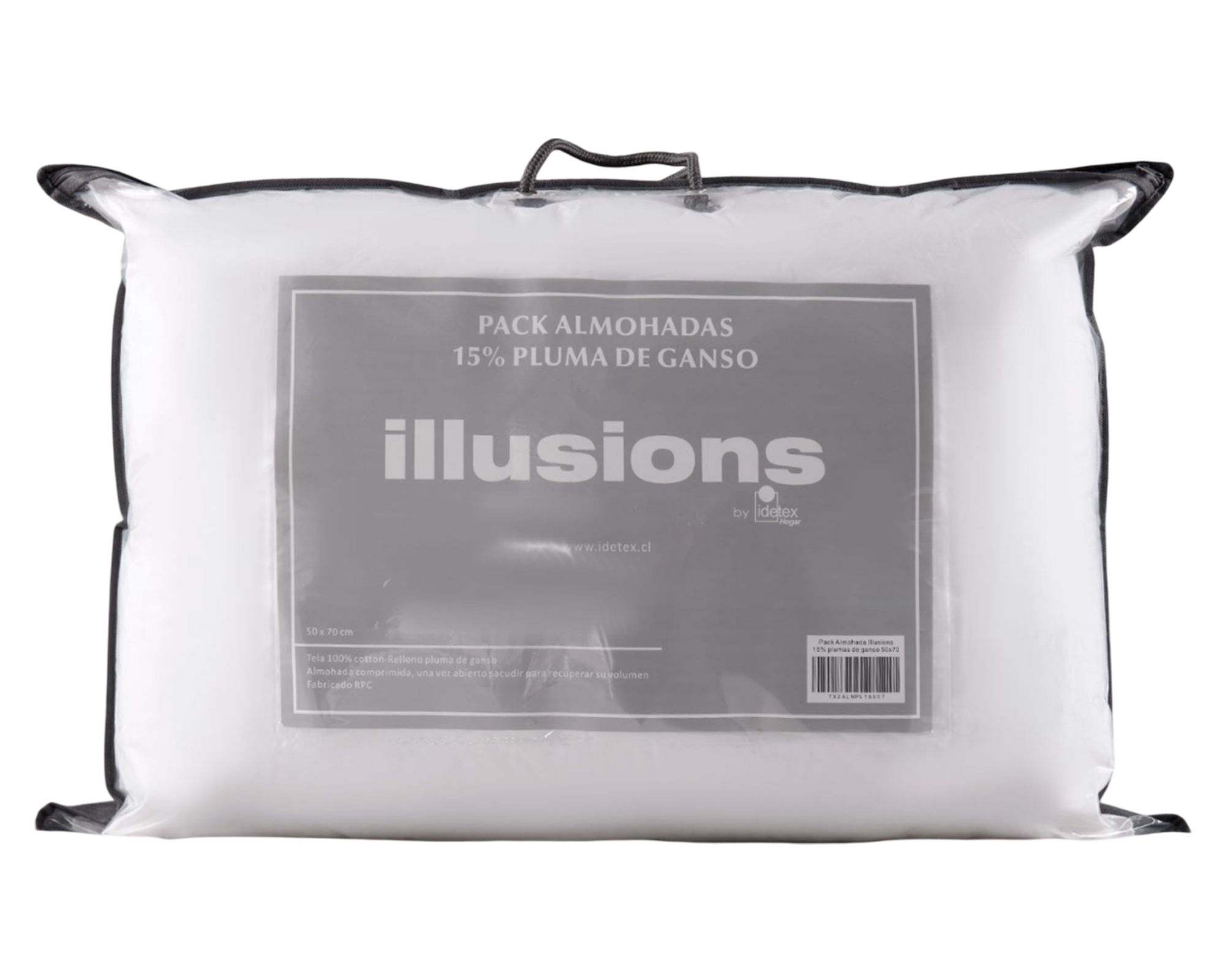 Illusions Pack almohada Pluma ganso 50x70 cm