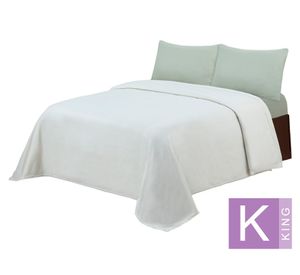 Sábana polar olivo King