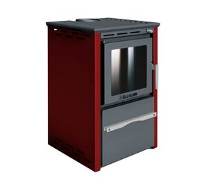 Estufa a leña Patagonia 480 9.3 kW burdeo
