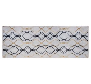 Alfombra pasillo Rayan gris 67x180 cm