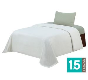 Sábana polar olivo 1.5 plazas