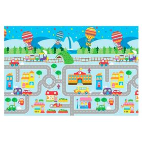 Alfombra infantil City 133x100 cm