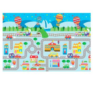 Alfombra infantil City 133x100 cm