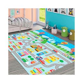 Alfombra infantil City 133x100 cm