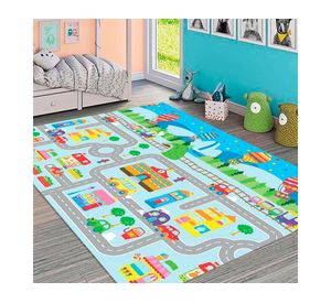 Alfombra infantil City 133x100 cm
