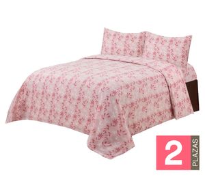 Sábana polar rosa 2 plazas