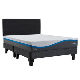 Cama europea Wake Up 2 plazas base dividida + Respaldo