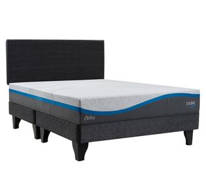 Cama europea Wake Up 2 plazas base dividida + Respaldo