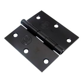 Bisagra acero 3.5x3.5''x2mm negro 3 unidades