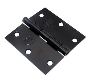 Bisagra acero 3.5x3.5''x2mm negro 3 unidades