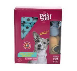 Pack 20 bolsas sanitarias + dispensador