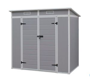 Bodega de jardín IGBPP238 gris 183x237x123 cm