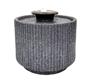 Fuente agua con LED Columnar 17 cm