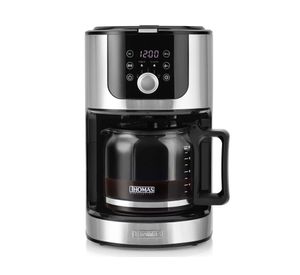 Cafetera filtro aromakaffee TH-145DMi gris/negro 2/10 tazas