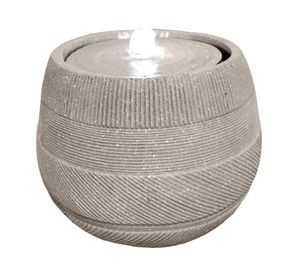 Fuente agua con LED Redonda 20 cm