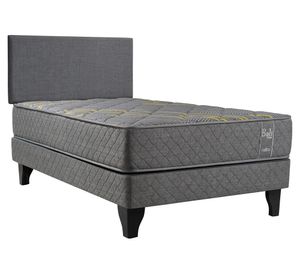 Cama europea pocket Bali 1.5 plazas + respaldo