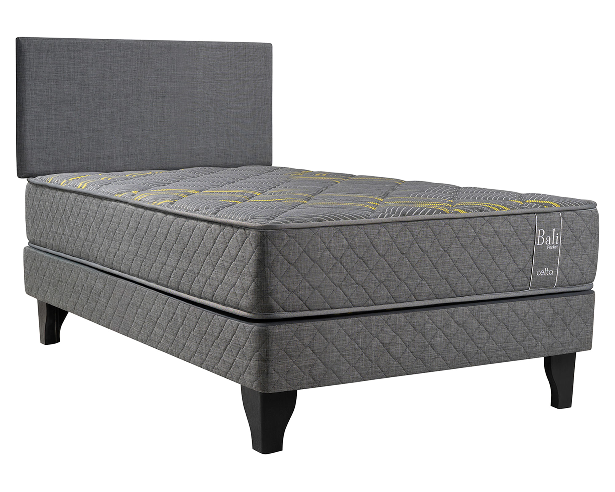 Celta Cama europea pocket Bali 1.5 plazas + respaldo
