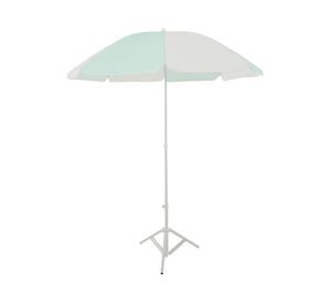 Quitasol playa blanco/aqua 180 cm