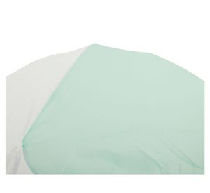 Quitasol playa blanco/aqua 180 cm