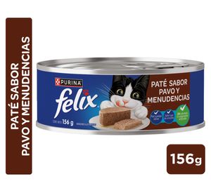 Alimento húmedo adulto pavo y menudencias 156 g