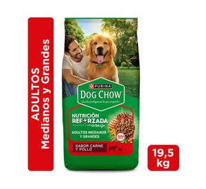 Alimento seco adulto carne y pollo 19.5 kg