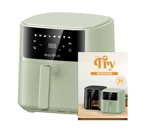 Freidora de aire FAMF06 verde 6 lt