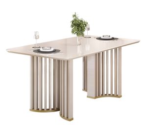 Comedor 6 sillas Luma 80x180x100 cm