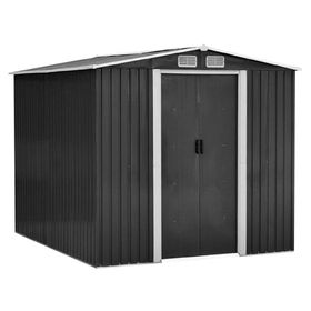 Bodega de jardín IGBJ276-305 gris 193x276x305 cm