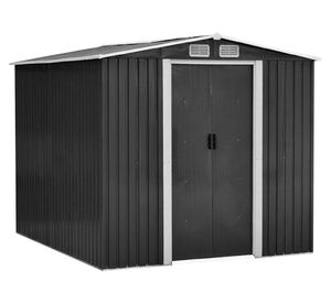 Bodega de jardín IGBJ276-305 gris 193x276x305 cm