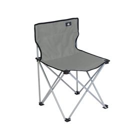 Silla camping plegable Básica gris