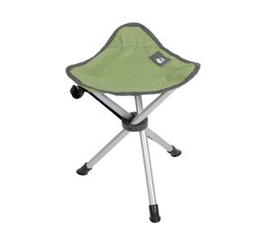 Banquito camping Trípode verde