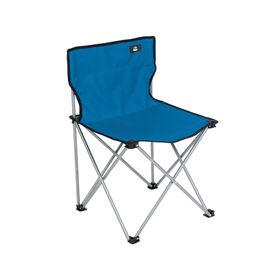 Silla camping plegable Básica azul