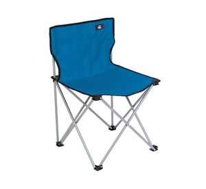 Silla camping plegable Básica azul