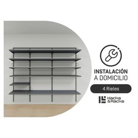 Instalación de 4 rieles para tu organizador Hacks and Racks