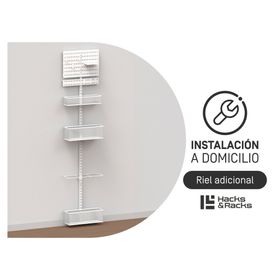 Instalación de 1 riel adicional para tu organizador Hacks and Racks