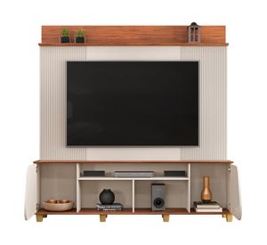 Mueble para TV 70" Henry off white/freijo