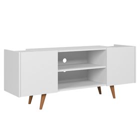 Rack TV 55" River blanco/freijo