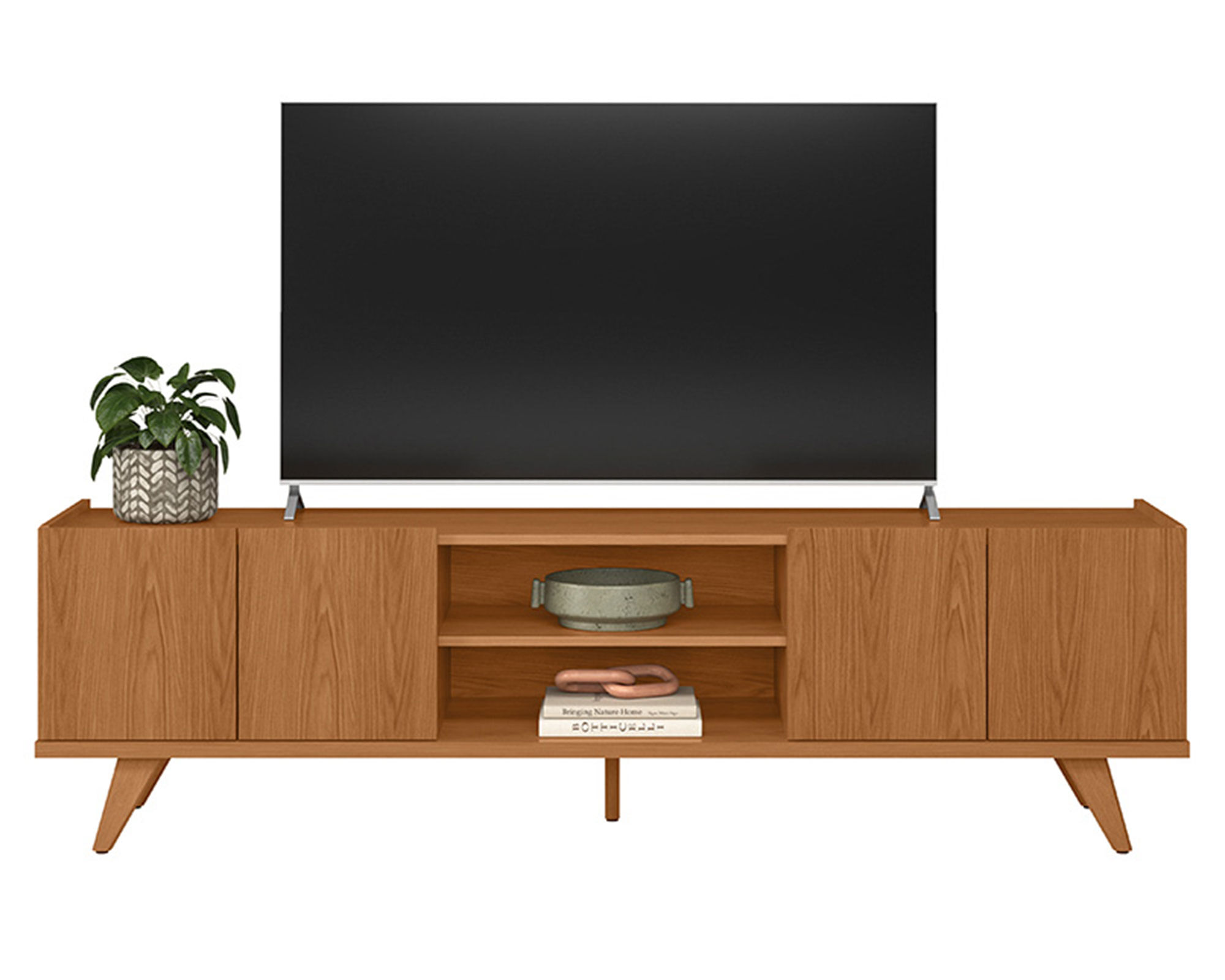 Altavisión Rack TV 75" Brazos freijo