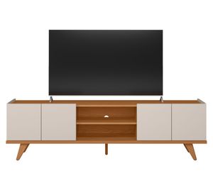 Rack TV 75" Brazos off white mate/freijo