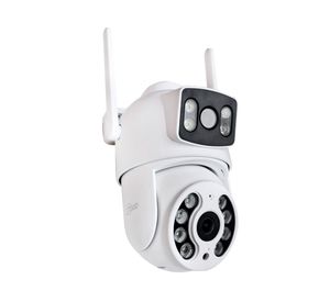 Cámara de seguridad PTZ Head 2 Vision doble lente Wifi band 9419
