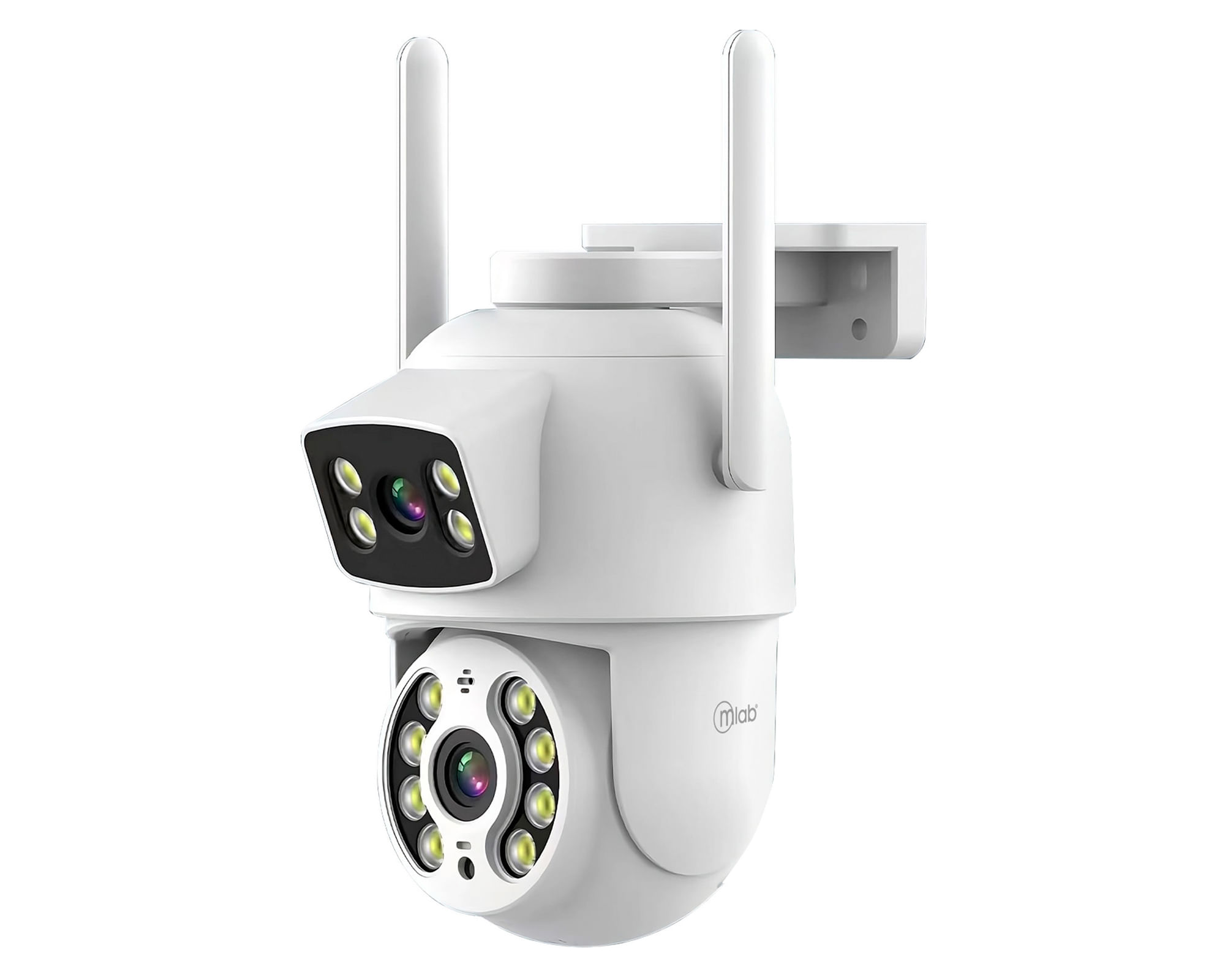 Cámara de seguridad PTZ Head 2 Vision doble lente Wifi band 9419