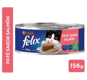 Alimento húmedo adulto sabor salmón 156 g