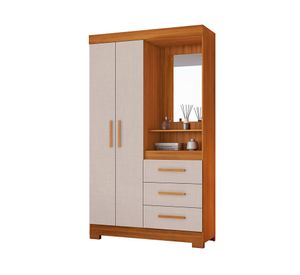 Clóset 2 puertas Renata café/off white 187x108x39.5 cm